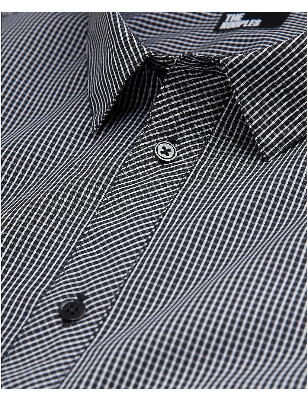 THE KOOPLES Classic-collar Check Regular-fit Cotton Shirt 2 THE KOOPLES Classic-collar Check Regular-fit Cotton Shirt - Image 2