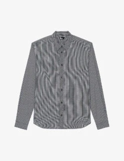 THE KOOPLES Classic-collar Check Regular-fit Cotton Shirt