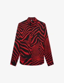 THE KOOPLES Zebra-print Woven Shirt