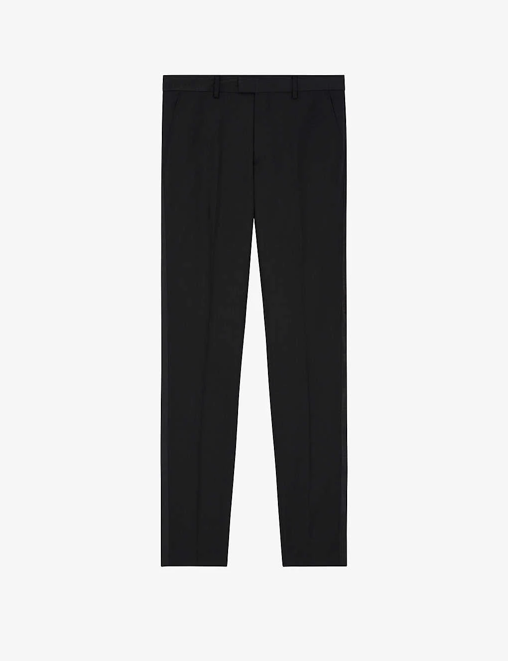 THE KOOPLES Side-strip Slim-fit Wool Trousers 1 THE KOOPLES Side-strip Slim-fit Wool Trousers