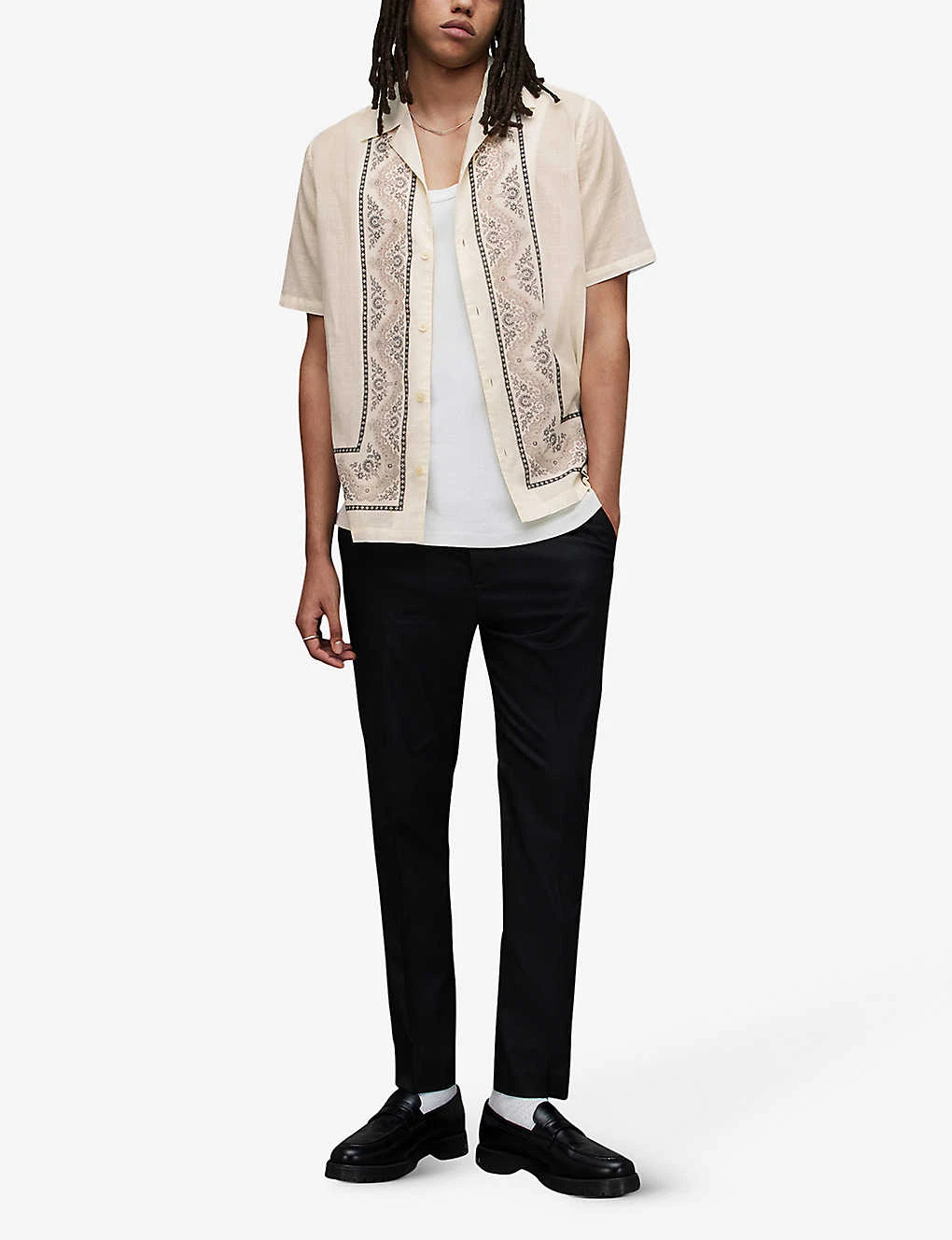 AllSaints Frontiere Bandana-print Relaxed-fit Cotton Shirt 2 AllSaints Frontiere Bandana-print Relaxed-fit Cotton Shirt - Image 2