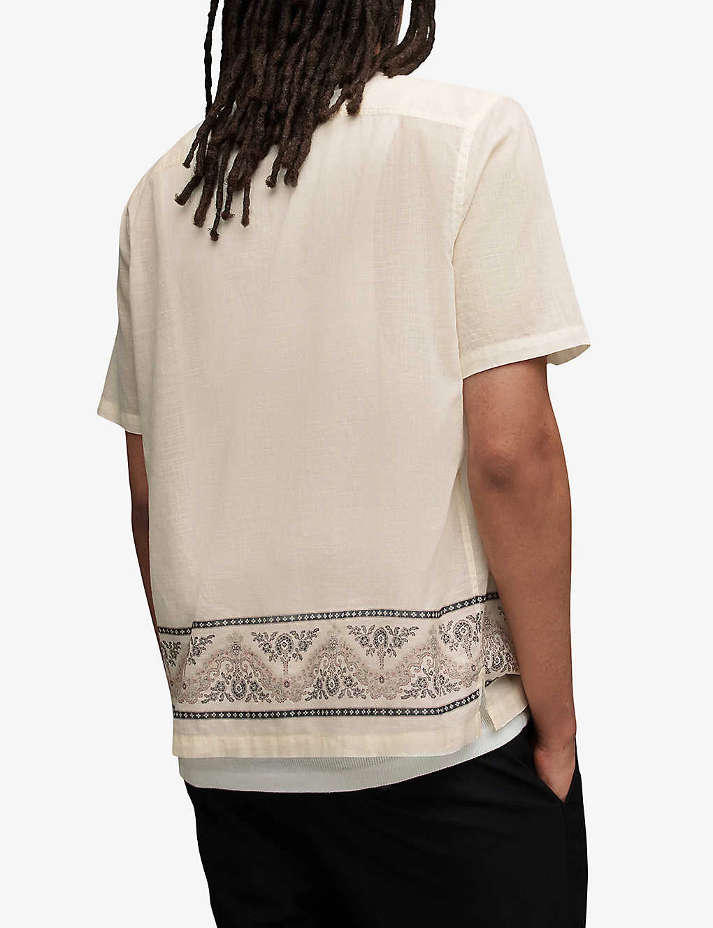 AllSaints Frontiere Bandana-print Relaxed-fit Cotton Shirt 4 AllSaints Frontiere Bandana-print Relaxed-fit Cotton Shirt - Image 4