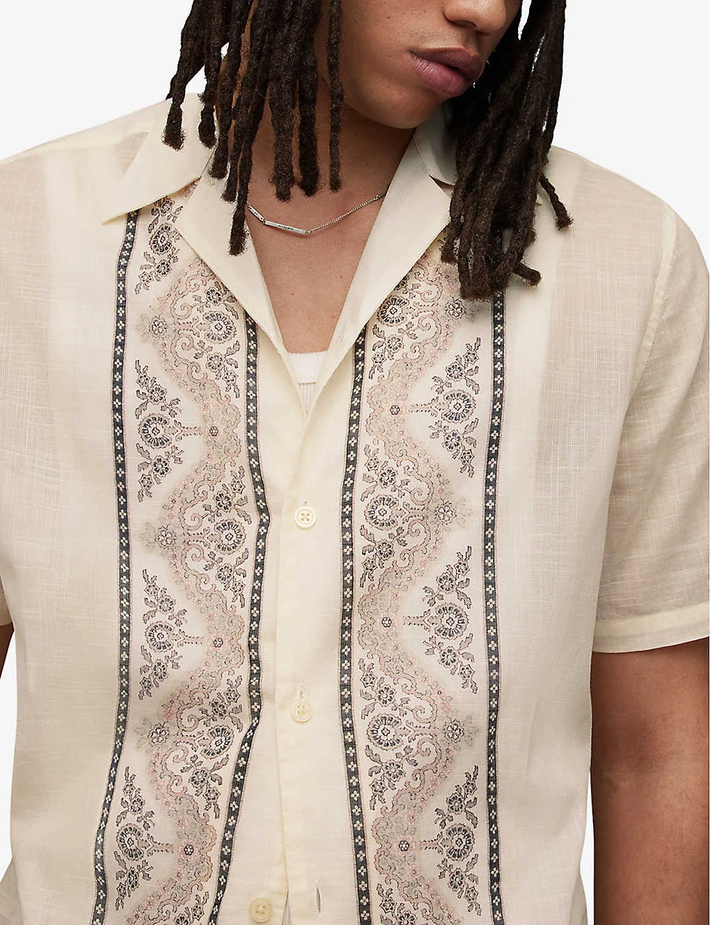 AllSaints Frontiere Bandana-print Relaxed-fit Cotton Shirt 5 AllSaints Frontiere Bandana-print Relaxed-fit Cotton Shirt - Image 5