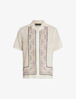 AllSaints Frontiere Bandana-print Relaxed-fit Cotton Shirt