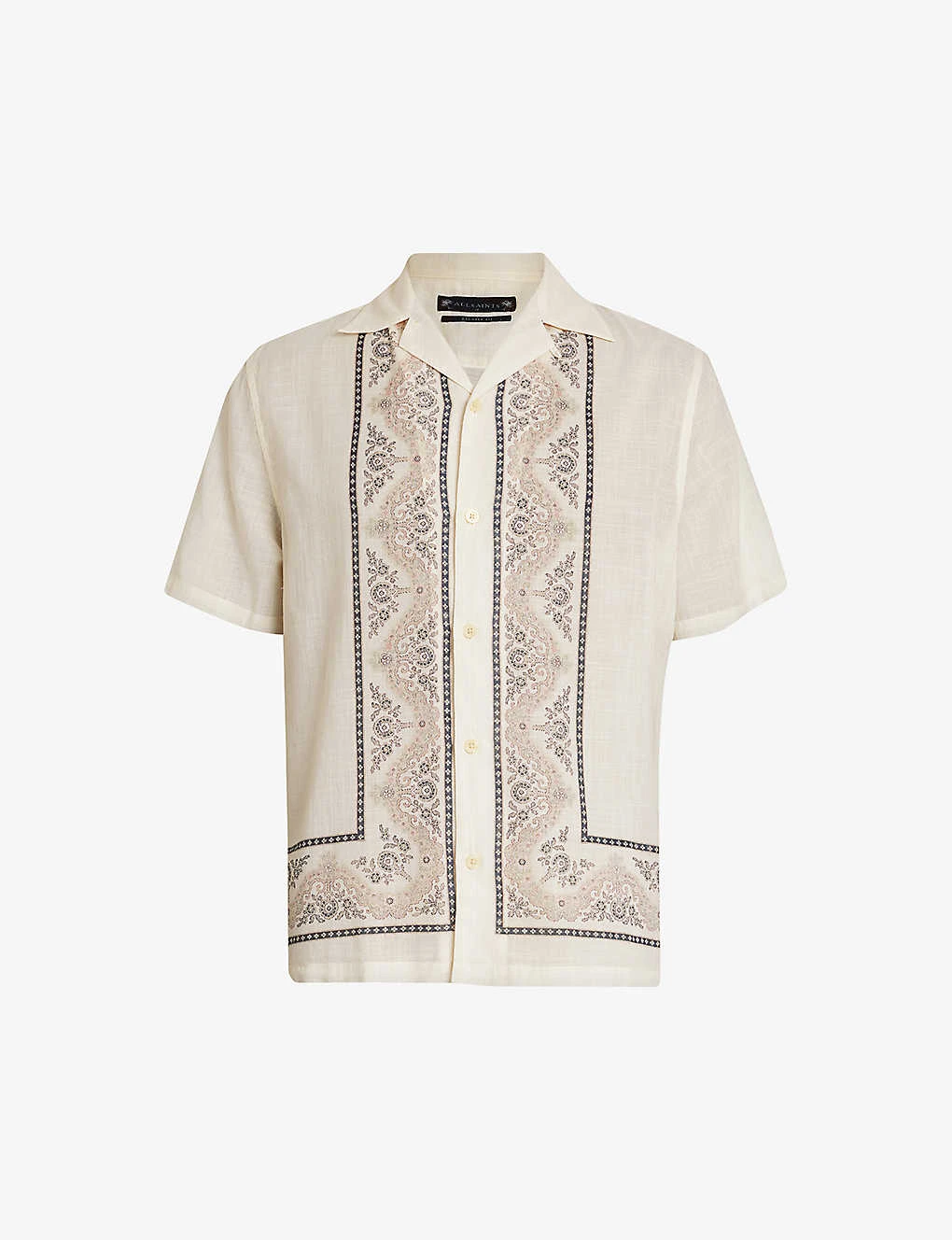 AllSaints Frontiere Bandana-print Relaxed-fit Cotton Shirt 1 AllSaints Frontiere Bandana-print Relaxed-fit Cotton Shirt