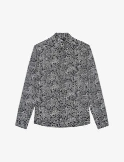 THE KOOPLES Paisley-print Casual-fit Woven Shirt