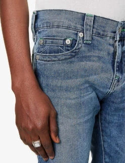 True Religion Ultra Skinny Tapered-leg Slim-fit Stretch-denim Jeans 12 True Religion Ultra Skinny Tapered-leg Slim-fit Stretch-denim Jeans -Outlet Daily Tops Store R04134919 MOUNTAINLAURELMEDIUM ALT05