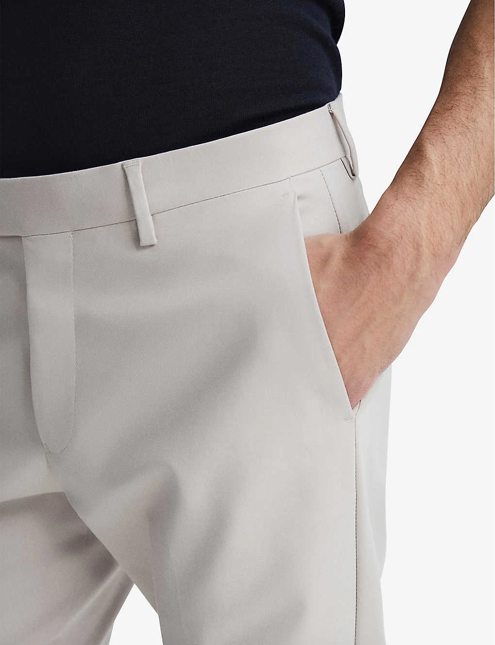 Reiss Eastbury Slim-fit Mid-rise Stretch-cotton Chinos 5 Reiss Eastbury Slim-fit Mid-rise Stretch-cotton Chinos - Image 5