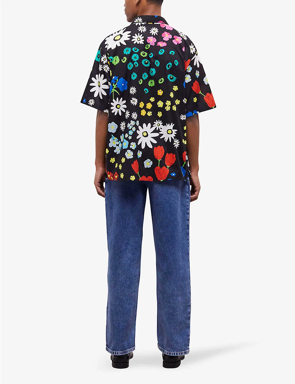 THE KOOPLES Loose-fit Flower-print Cotton Shirt 4 THE KOOPLES Loose-fit Flower-print Cotton Shirt - Image 4