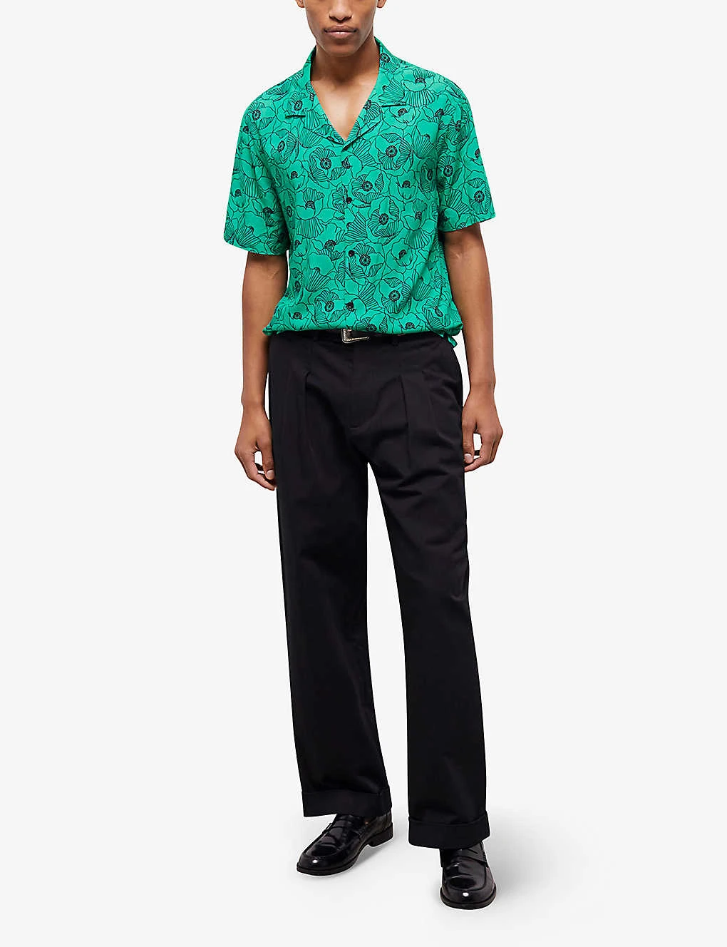 THE KOOPLES Floral-print Hawaiian Woven Shirt 2 THE KOOPLES Floral-print Hawaiian Woven Shirt - Image 2