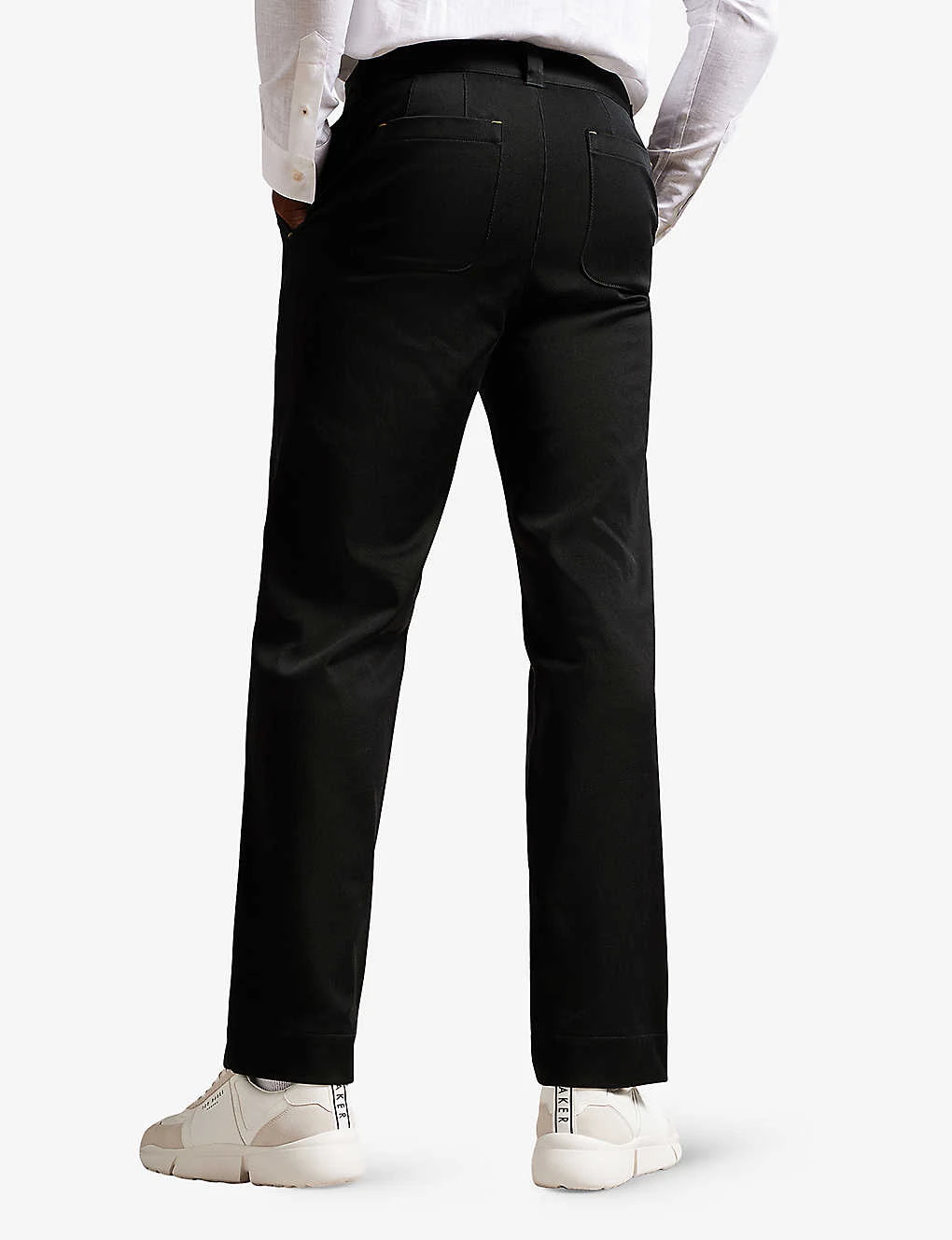 Ted Baker Sediman Straight-leg Cotton Trousers 4 Ted Baker Sediman Straight-leg Cotton Trousers - Image 4