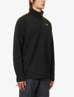 Patagonia Better Quarter-zip Recycled-polyester Sweatshirt -Outlet Daily Tops Store R04136068 BLACK ALT02