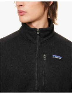 Patagonia Better Quarter-zip Recycled-polyester Sweatshirt -Outlet Daily Tops Store R04136068 BLACK ALT04