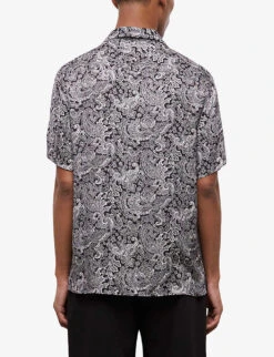 THE KOOPLES Paisley-print Woven Shirt -Outlet Daily Tops Store R04137107 BLA09 ALT03