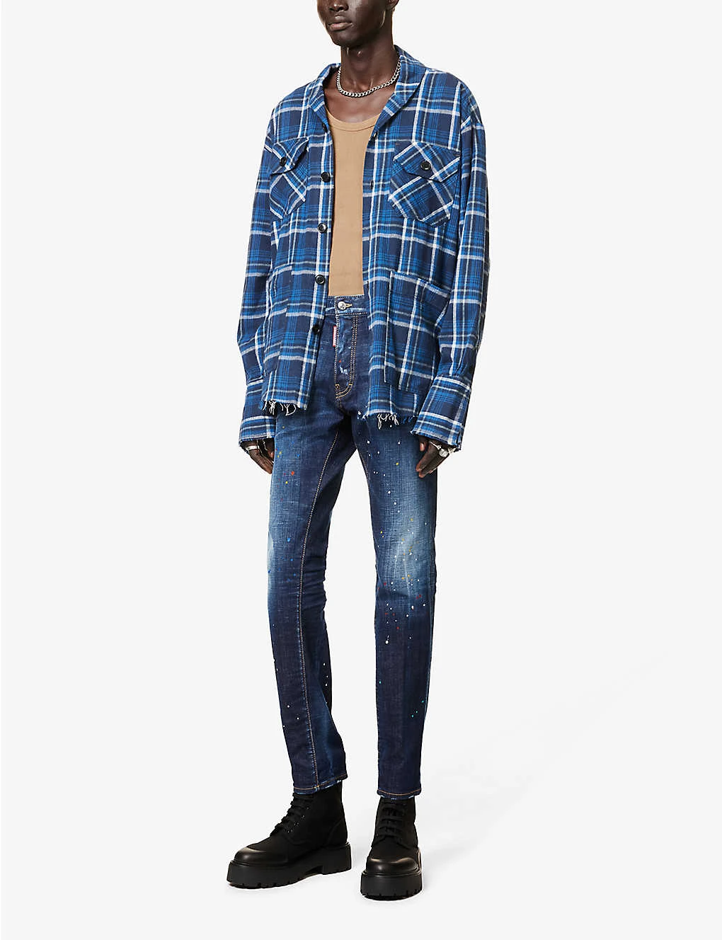 DSQUARED2 Cool Guy Contrast-stitch Slim-fit Stretch-denim Jeans 2 DSQUARED2 Cool Guy Contrast-stitch Slim-fit Stretch-denim Jeans - Image 2