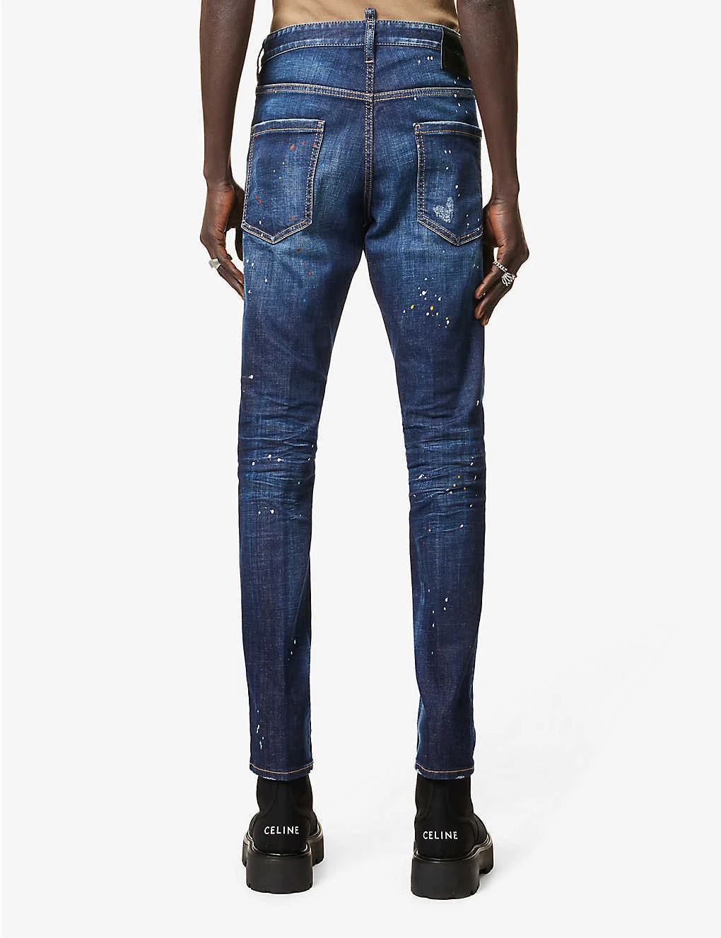 DSQUARED2 Cool Guy Contrast-stitch Slim-fit Stretch-denim Jeans 4 DSQUARED2 Cool Guy Contrast-stitch Slim-fit Stretch-denim Jeans - Image 4