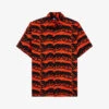 THE KOOPLES Panther-print Short-sleeved Woven Shirt