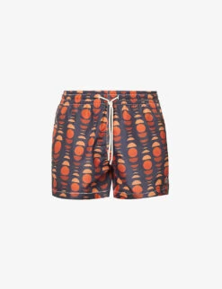 Arrels Barcelona X Laura Berger Graphic-print Swim Shorts