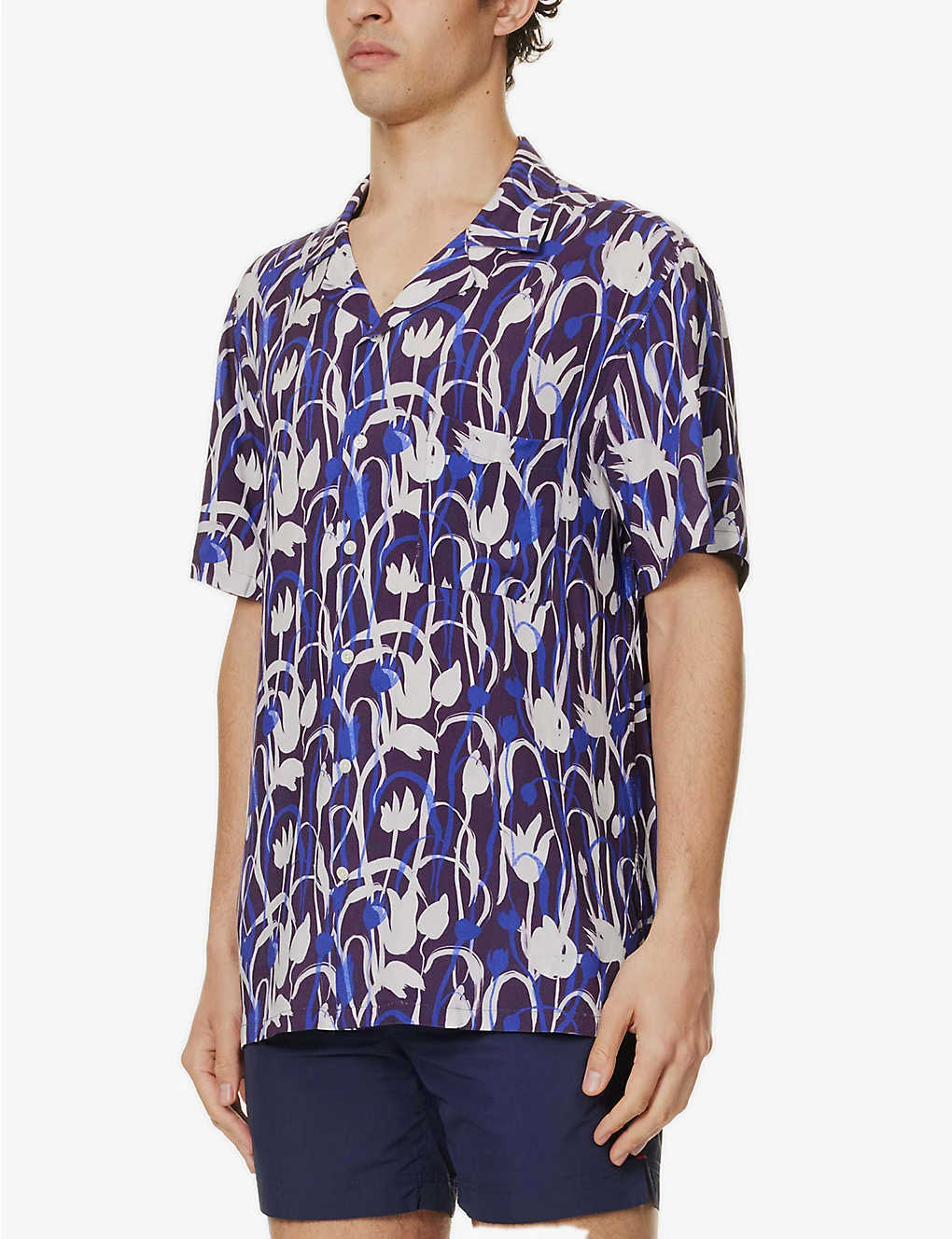 Arrels Barcelona X Cecilia Carlstedt Graphic-print Relaxed-fit Woven Shirt 3 Arrels Barcelona X Cecilia Carlstedt Graphic-print Relaxed-fit Woven Shirt - Image 3