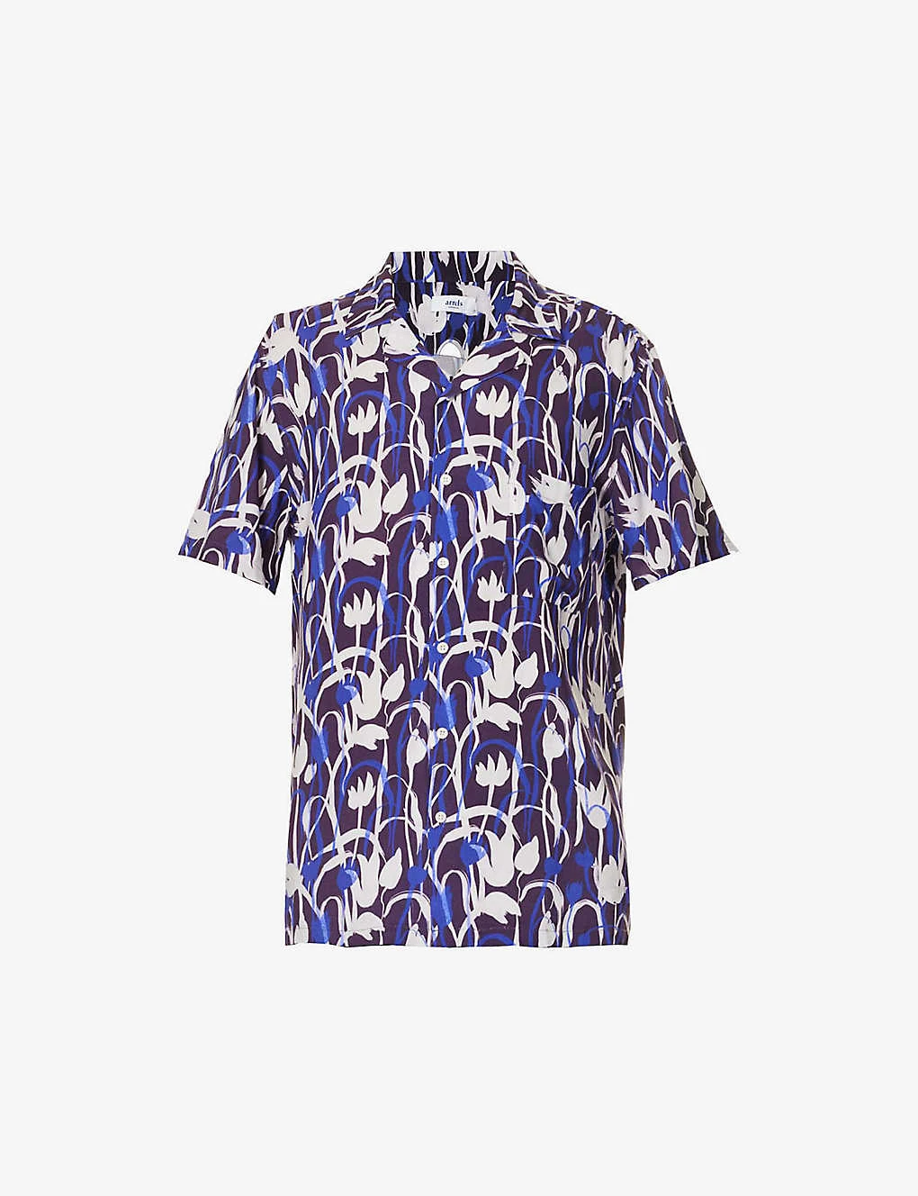 Arrels Barcelona X Cecilia Carlstedt Graphic-print Relaxed-fit Woven Shirt 1 Arrels Barcelona X Cecilia Carlstedt Graphic-print Relaxed-fit Woven Shirt