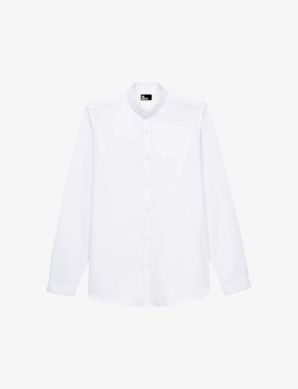 THE KOOPLES Curved-hem Slim-fit Cotton Shirt 1 THE KOOPLES Curved-hem Slim-fit Cotton Shirt