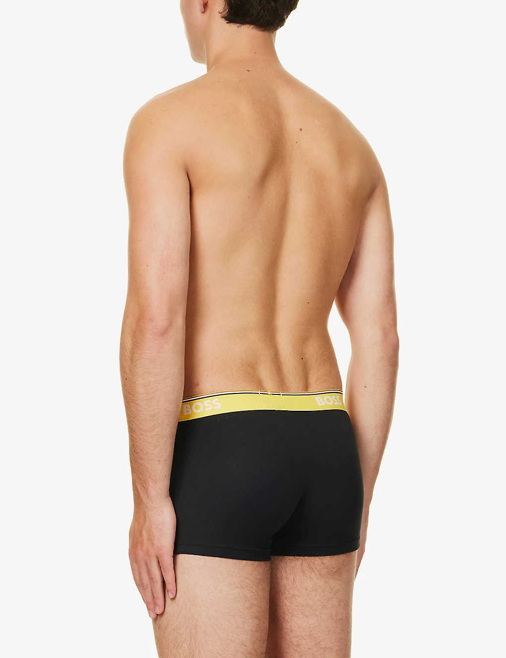 Boss Pack Of Three Logo-embroidered Stretch-cotton Trunks 3 Boss Pack Of Three Logo-embroidered Stretch-cotton Trunks - Image 3