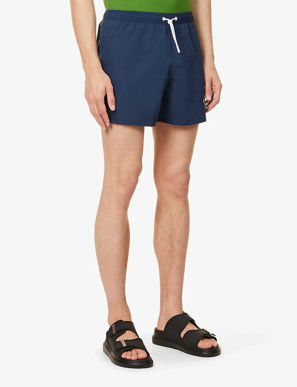 Emporio Armani Logo-badge Elasticated-waist Swim Shorts 3 Emporio Armani Logo-badge Elasticated-waist Swim Shorts - Image 3