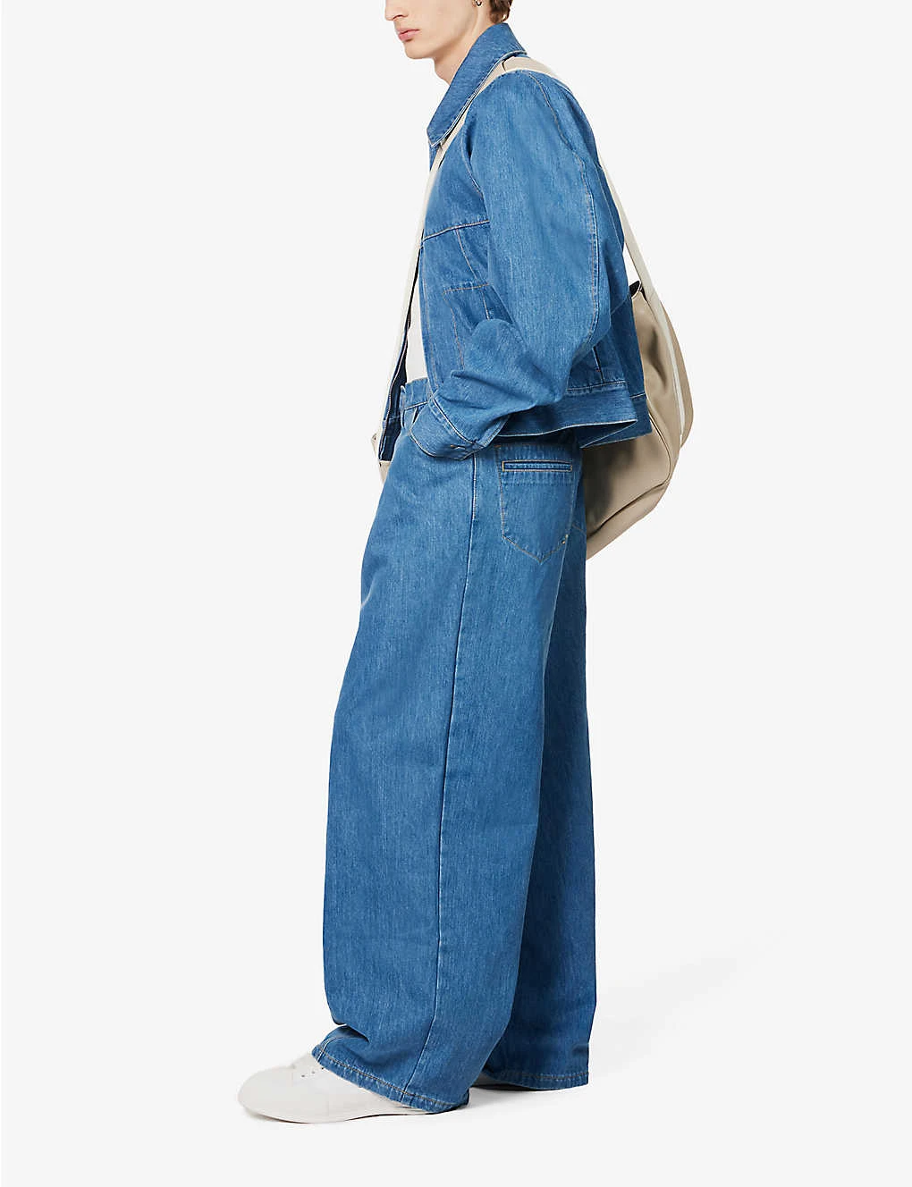 Shift Wide-leg Relaxed-fit Recycled Denim And Polyester–blend Jeans 2 Shift Wide-leg Relaxed-fit Recycled Denim And Polyester–blend Jeans - Image 2