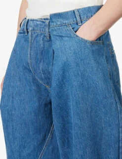 Shift Wide-leg Relaxed-fit Recycled Denim And Polyester–blend Jeans 11 Shift Wide-leg Relaxed-fit Recycled Denim And Polyester–blend Jeans -Outlet Daily Tops Store R04144199 WASHEDOUTBLUE ALT05