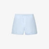 Elasticated-waist Regular-fit Woven Boxer Shorts