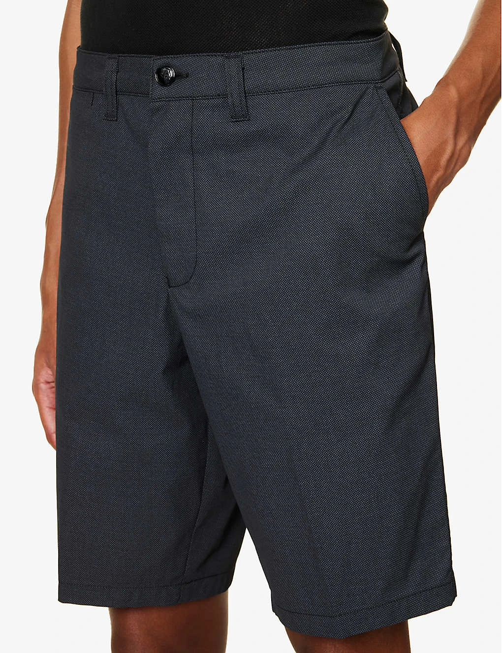 Emporio Armani Brand-plaque Regular-fit Stretch-cotton Shorts 5 Emporio Armani Brand-plaque Regular-fit Stretch-cotton Shorts - Image 5