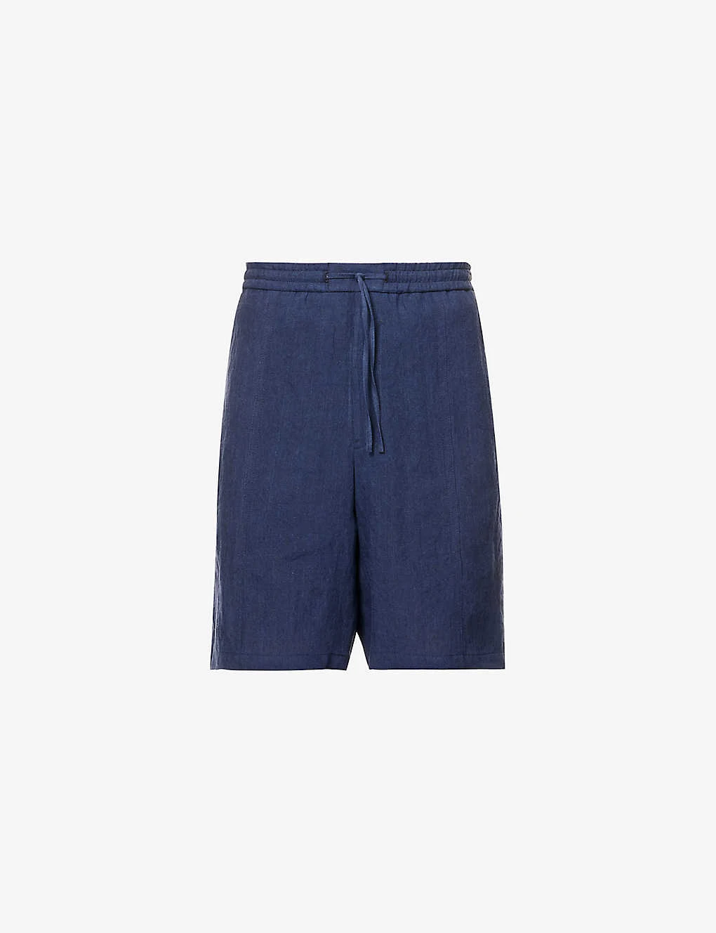 Emporio Armani Drawstring Linen Shorts 1 Emporio Armani Drawstring Linen Shorts