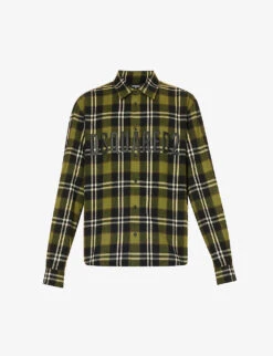DSQUARED2 Check-print Oversized Cotton Shirt