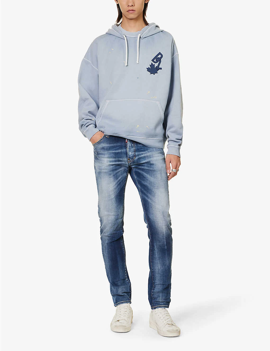 DSQUARED2 Cool Guy Contrast-stitch Slim-fit Stretch-denim Jeans 2 DSQUARED2 Cool Guy Contrast-stitch Slim-fit Stretch-denim Jeans - Image 2