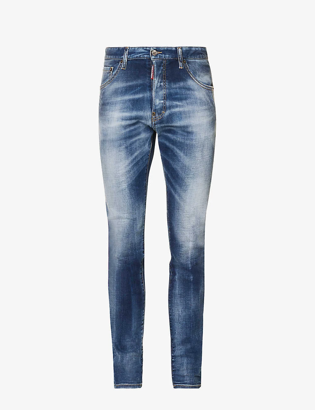 DSQUARED2 Cool Guy Contrast-stitch Slim-fit Stretch-denim Jeans 1 DSQUARED2 Cool Guy Contrast-stitch Slim-fit Stretch-denim Jeans