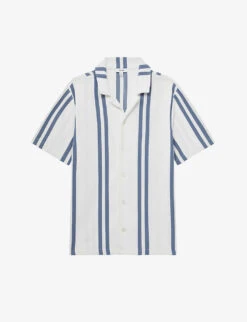 Reiss Castle Double-stripe Slim-fit Woven Shirt