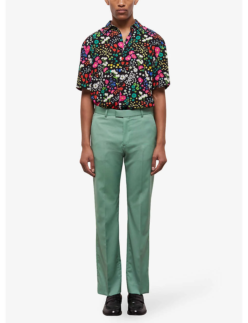 THE KOOPLES Slim-fit Straight-leg Wool Trousers 3 THE KOOPLES Slim-fit Straight-leg Wool Trousers - Image 3