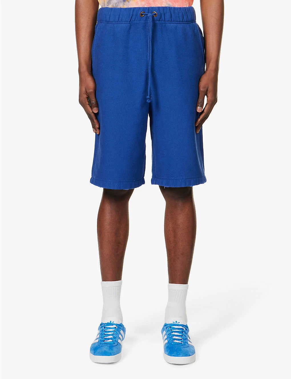 Champion Logo-appliqué Raw-hem Cotton-blend Shorts 3 Champion Logo-appliqué Raw-hem Cotton-blend Shorts - Image 3