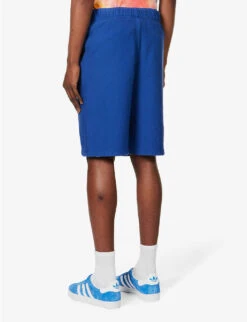 Champion Logo-appliqué Raw-hem Cotton-blend Shorts 8 Champion Logo-appliqué Raw-hem Cotton-blend Shorts -Outlet Daily Tops Store R04147780 BWB ALT03