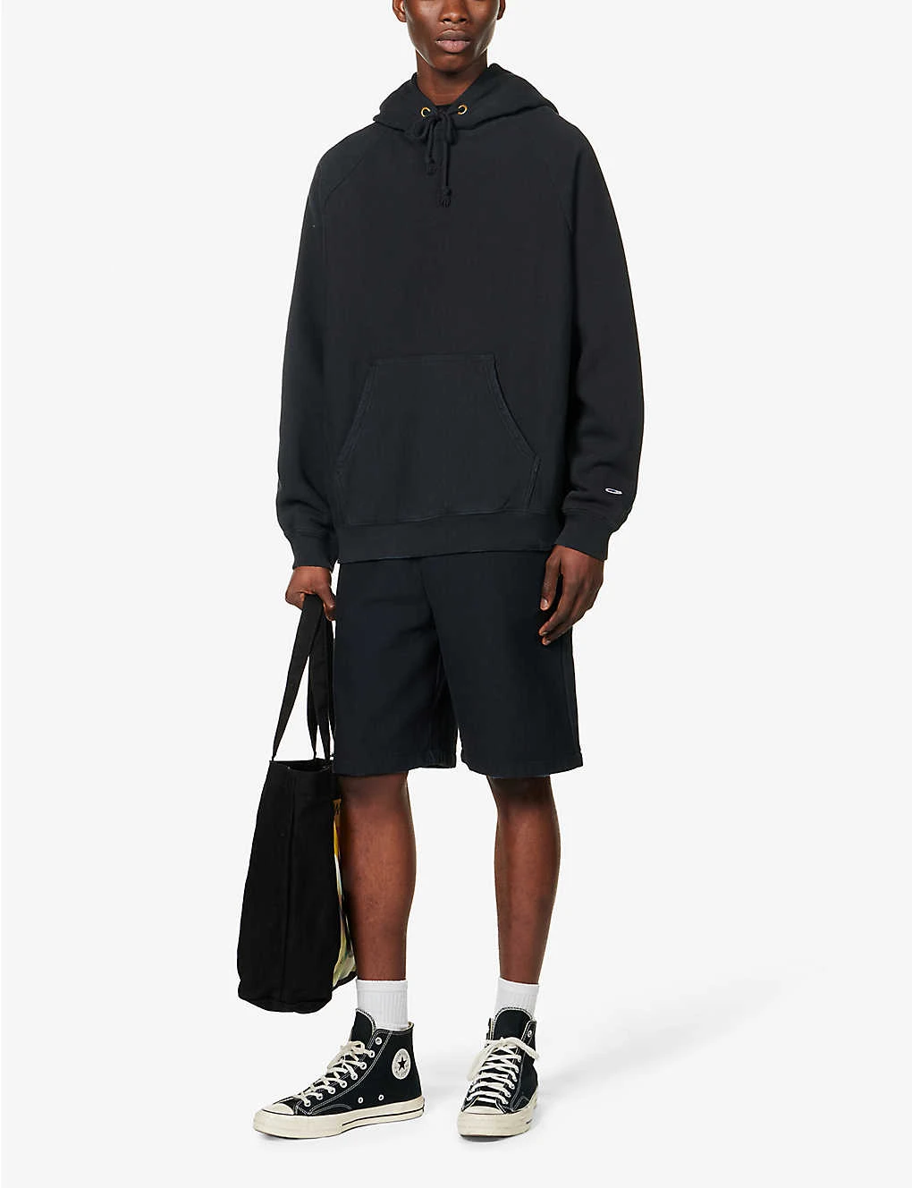 Champion Brand-appliqué Bermuda Stretch-cotton Shorts 2 Champion Brand-appliqué Bermuda Stretch-cotton Shorts - Image 2