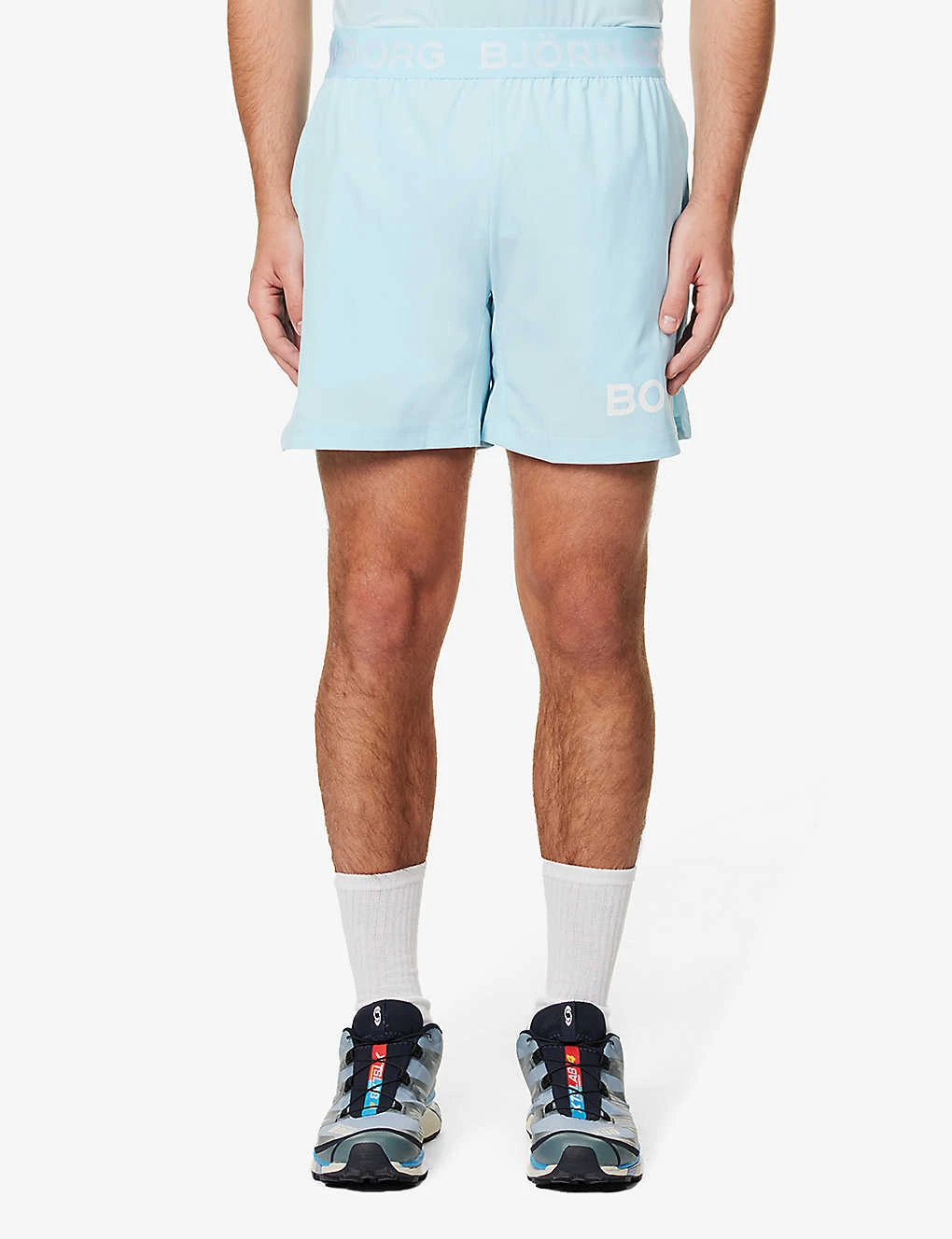 Bjorn Borg Borg Brand-print Stretch-recycled Polyester Shorts 3 Bjorn Borg Borg Brand-print Stretch-recycled Polyester Shorts - Image 3