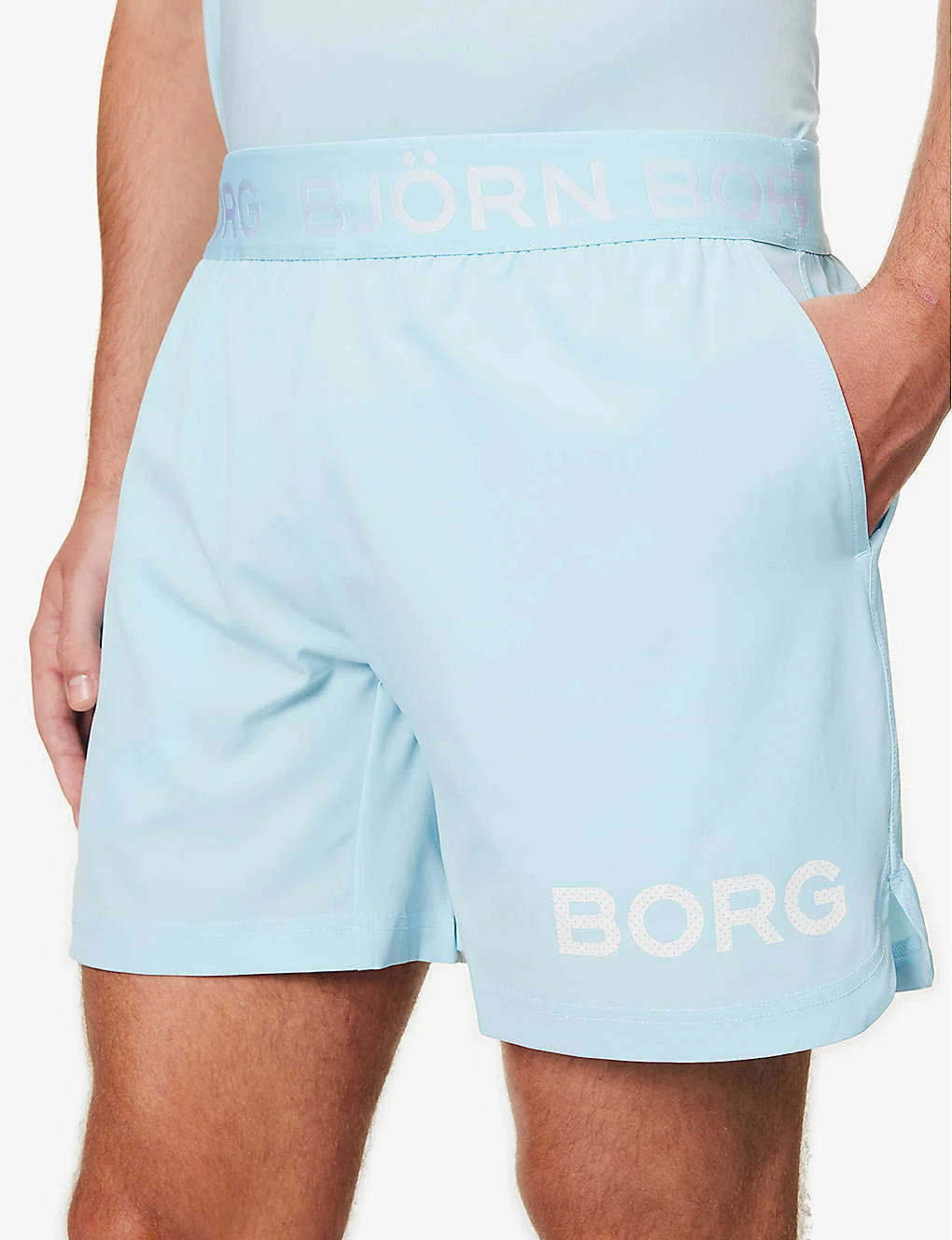 Bjorn Borg Borg Brand-print Stretch-recycled Polyester Shorts 5 Bjorn Borg Borg Brand-print Stretch-recycled Polyester Shorts - Image 5