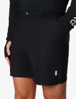 Bjorn Borg Ace Mid-rise Recycled-polyamide-blend Shorts -Outlet Daily Tops Store R04148039 BLACK ALT04