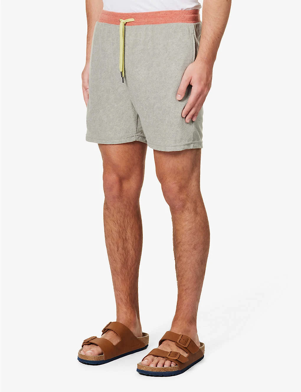 PAUL SMITH Colour-blocked Drawstring-waistband Towelling Shorts 3 PAUL SMITH Colour-blocked Drawstring-waistband Towelling Shorts - Image 3