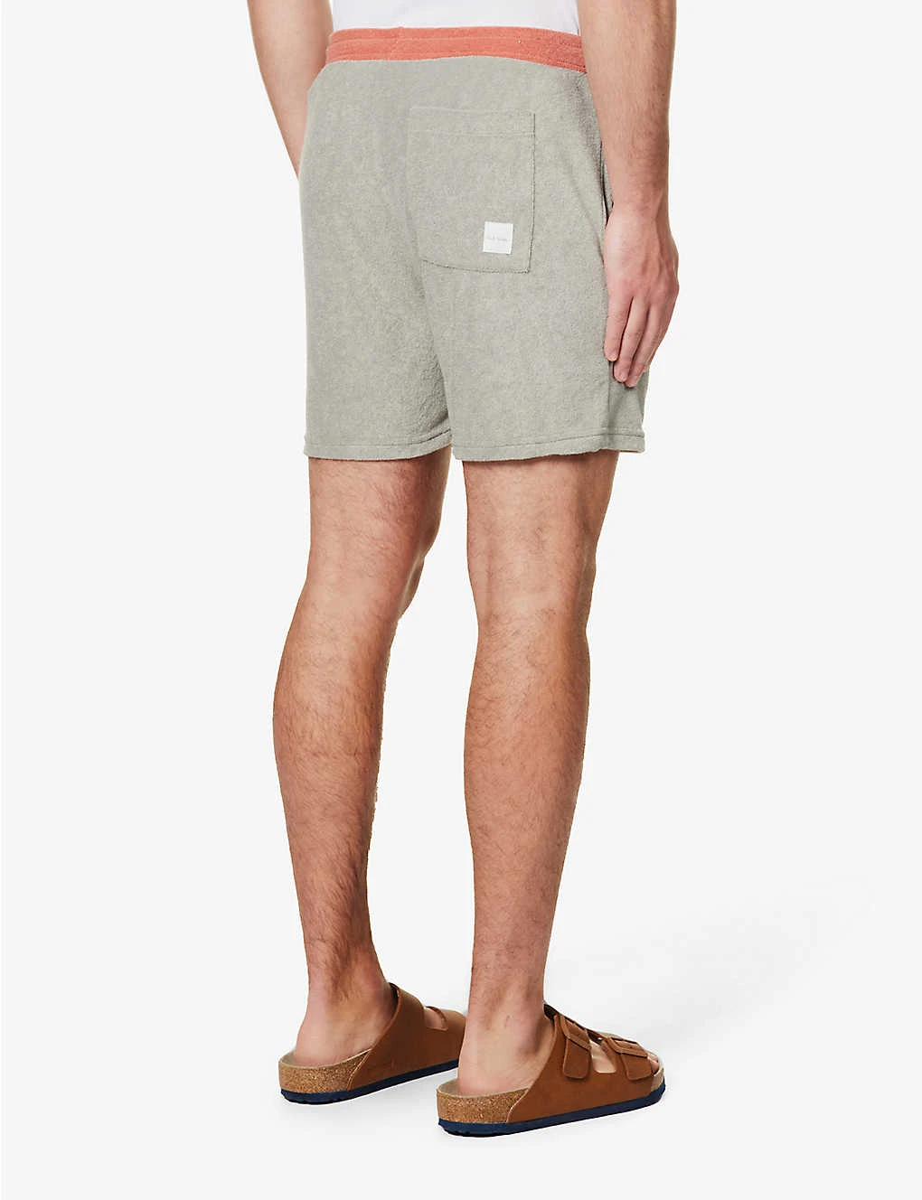 PAUL SMITH Colour-blocked Drawstring-waistband Towelling Shorts 4 PAUL SMITH Colour-blocked Drawstring-waistband Towelling Shorts - Image 4