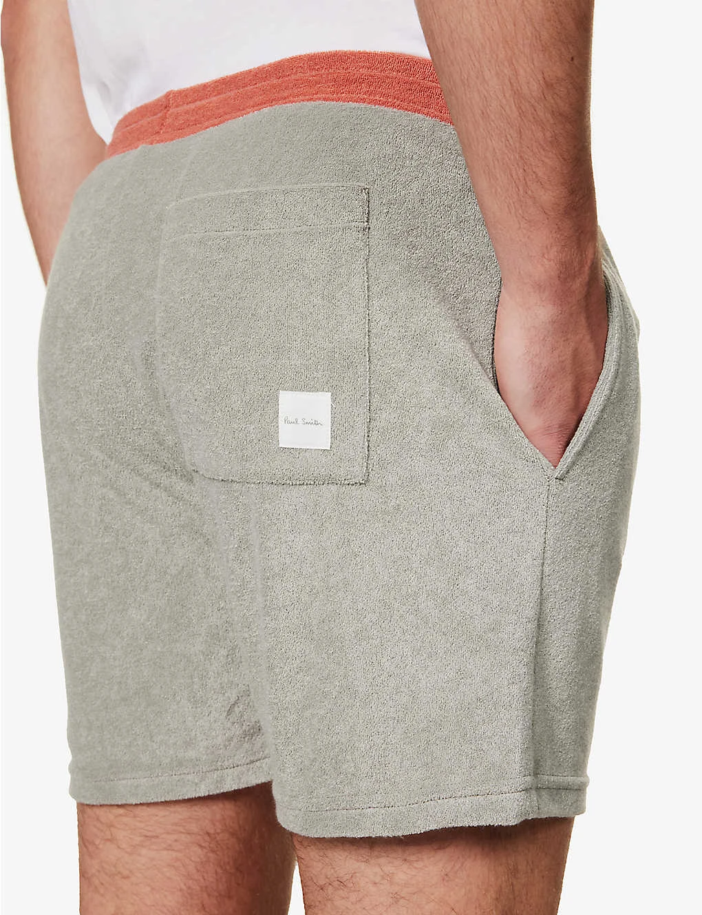 PAUL SMITH Colour-blocked Drawstring-waistband Towelling Shorts 5 PAUL SMITH Colour-blocked Drawstring-waistband Towelling Shorts - Image 5