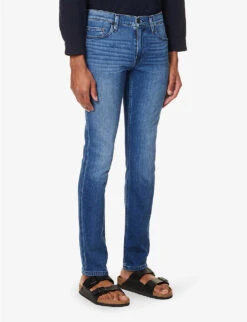 Paige Lennox Slim-leg Low-rise Stretch-cotton Blend Denim Jeans 8 Paige Lennox Slim-leg Low-rise Stretch-cotton Blend Denim Jeans -Outlet Daily Tops Store R04148194 STETSON ALT02