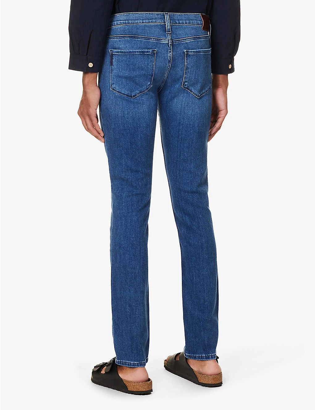 Paige Lennox Slim-leg Low-rise Stretch-cotton Blend Denim Jeans 4 Paige Lennox Slim-leg Low-rise Stretch-cotton Blend Denim Jeans - Image 4