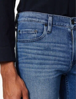 Paige Lennox Slim-leg Low-rise Stretch-cotton Blend Denim Jeans 10 Paige Lennox Slim-leg Low-rise Stretch-cotton Blend Denim Jeans -Outlet Daily Tops Store R04148194 STETSON ALT04