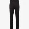 Paige Snider Elasticated-waistband Tapered-leg Regular-fit Stretch-woven Trousers